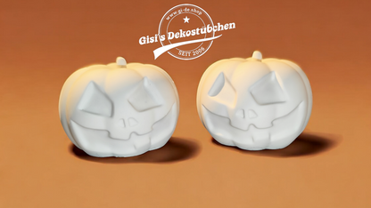 Deko Kürbis mit Gesicht