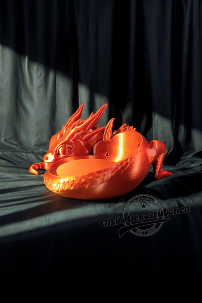 Drache für Alexa Echo Dot 3 Halterung | Stand Drachenbaby Halter