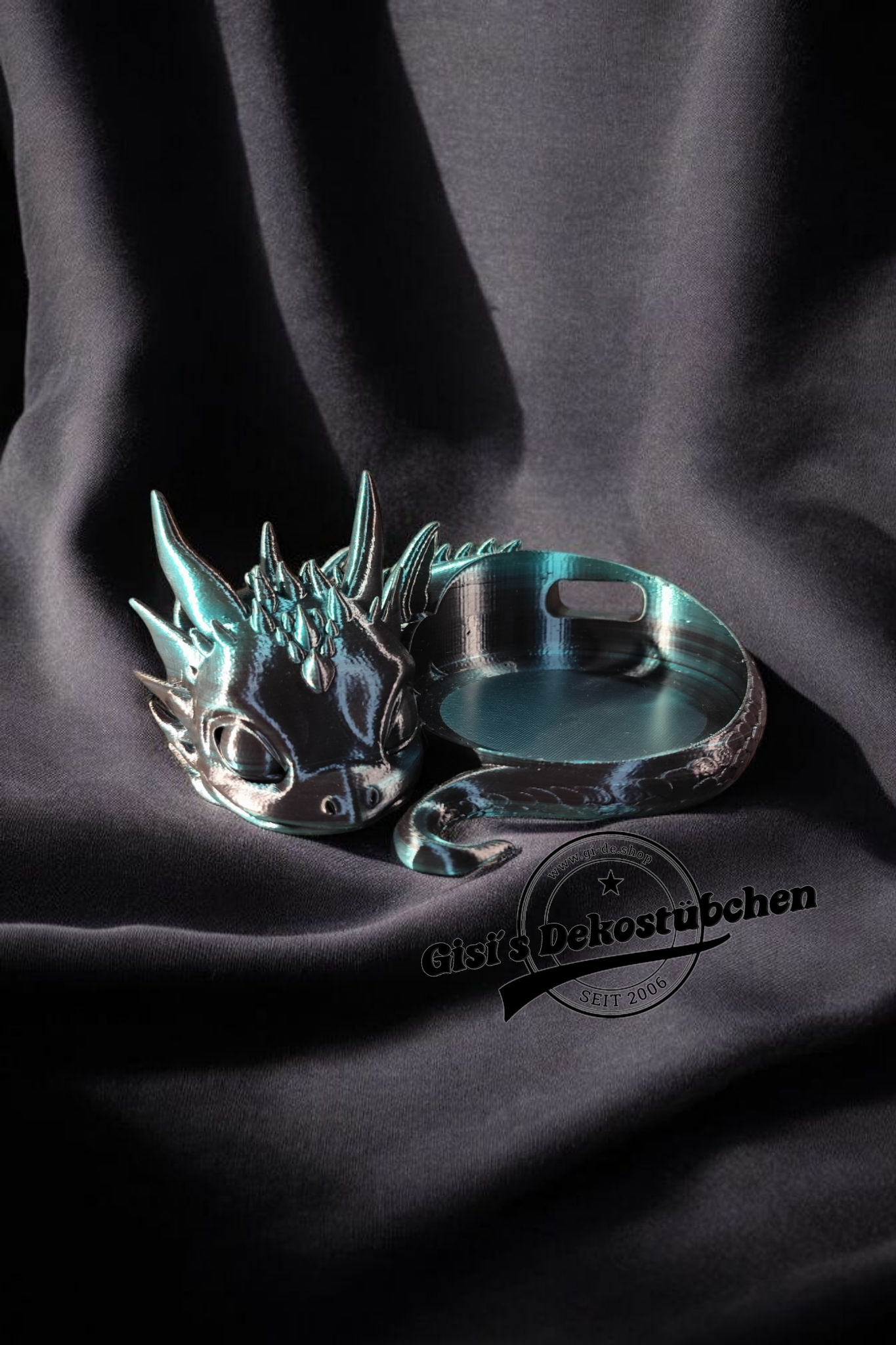 Drache für Alexa Echo Dot 3 Halterung | Stand Drachenbaby Halter