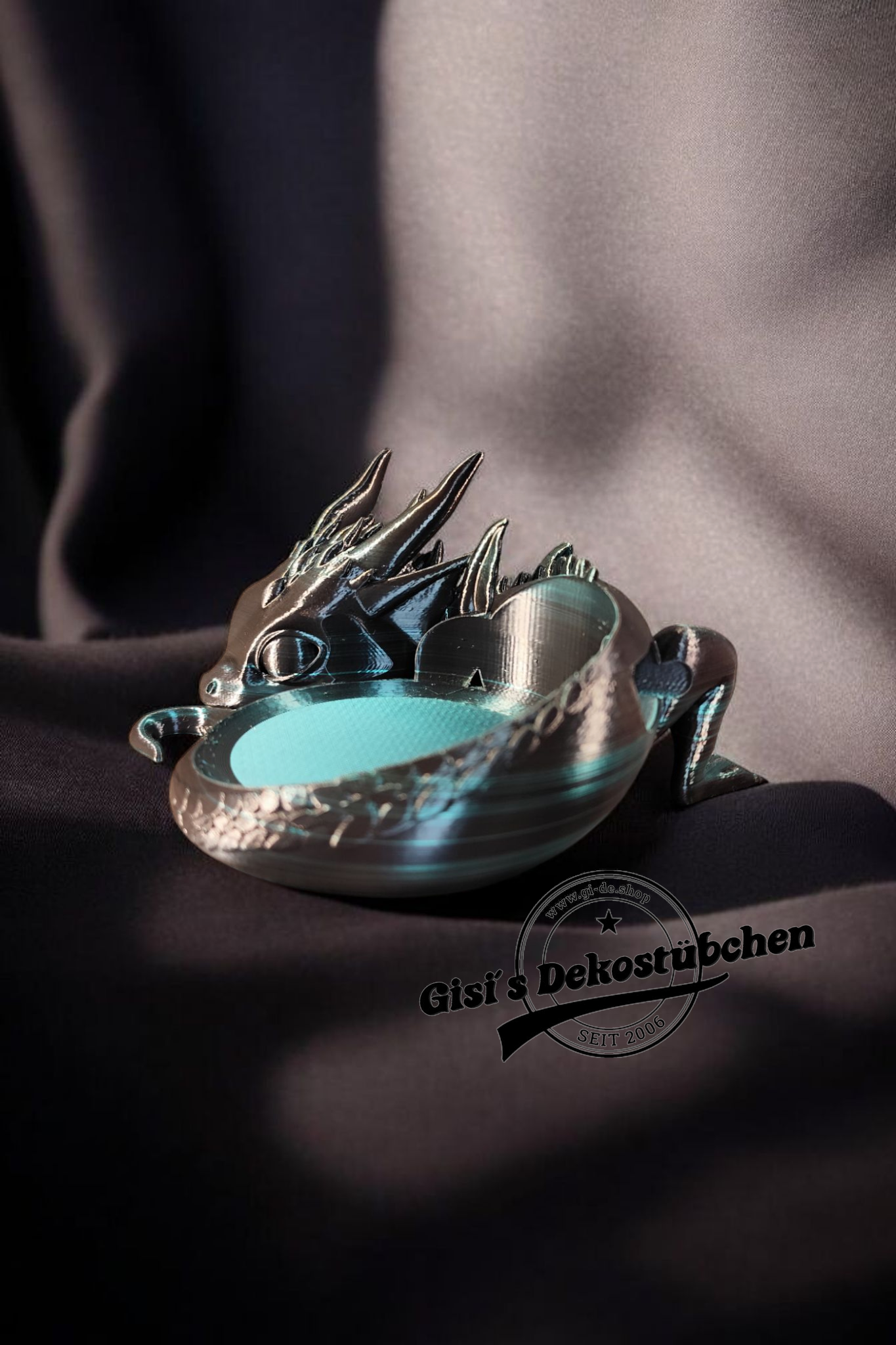 Drache für Alexa Echo Dot 3 Halterung | Stand Drachenbaby Halter