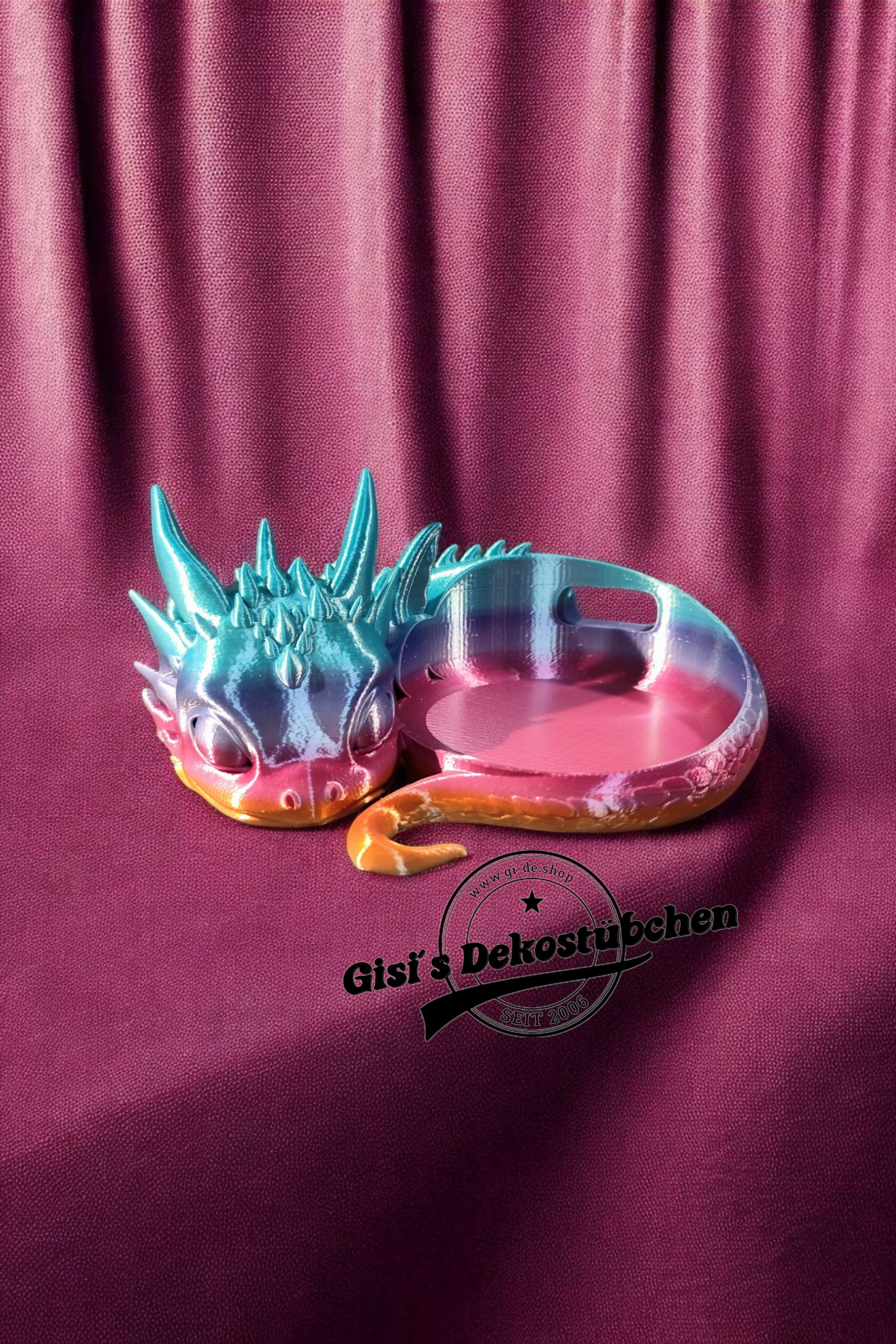 Drache für Alexa Echo Dot 3 Halterung | Stand Drachenbaby Halter