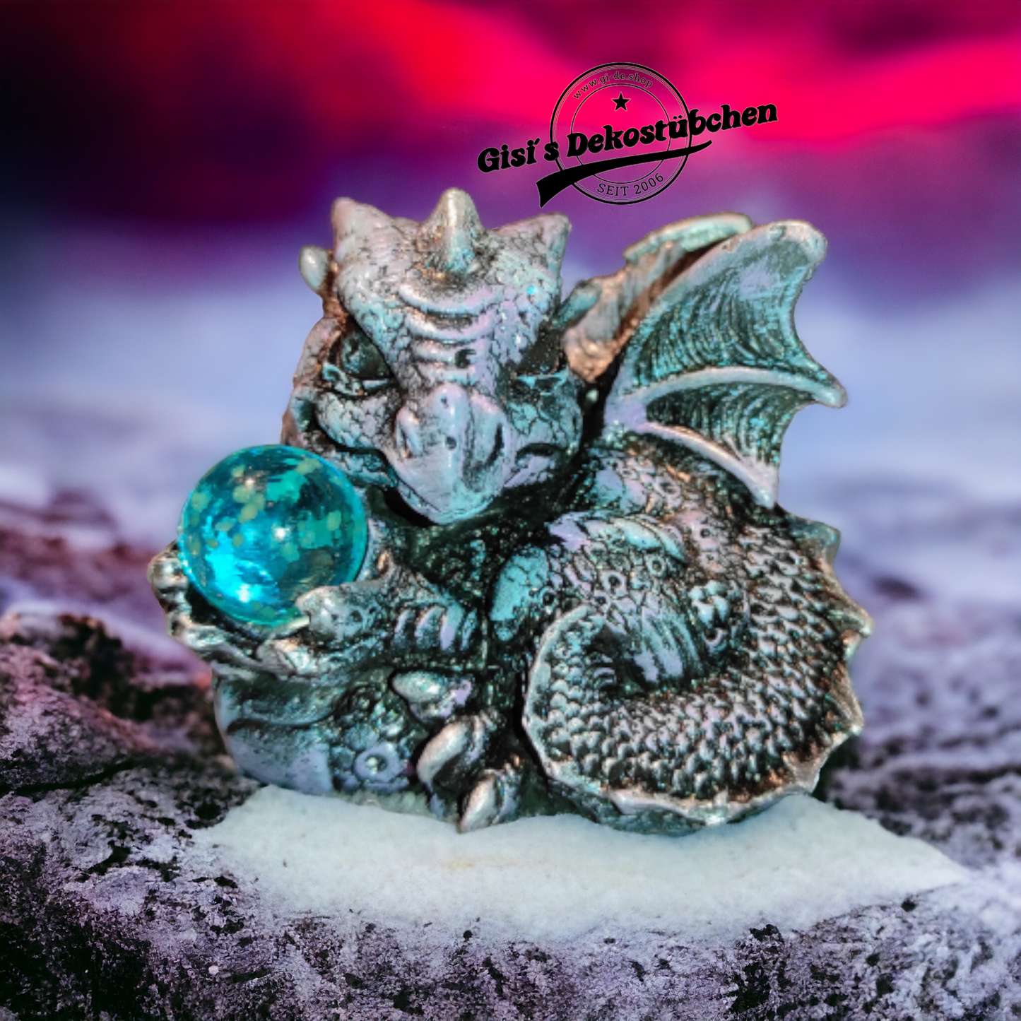 Drachen Statue, der Wächter des Lichts