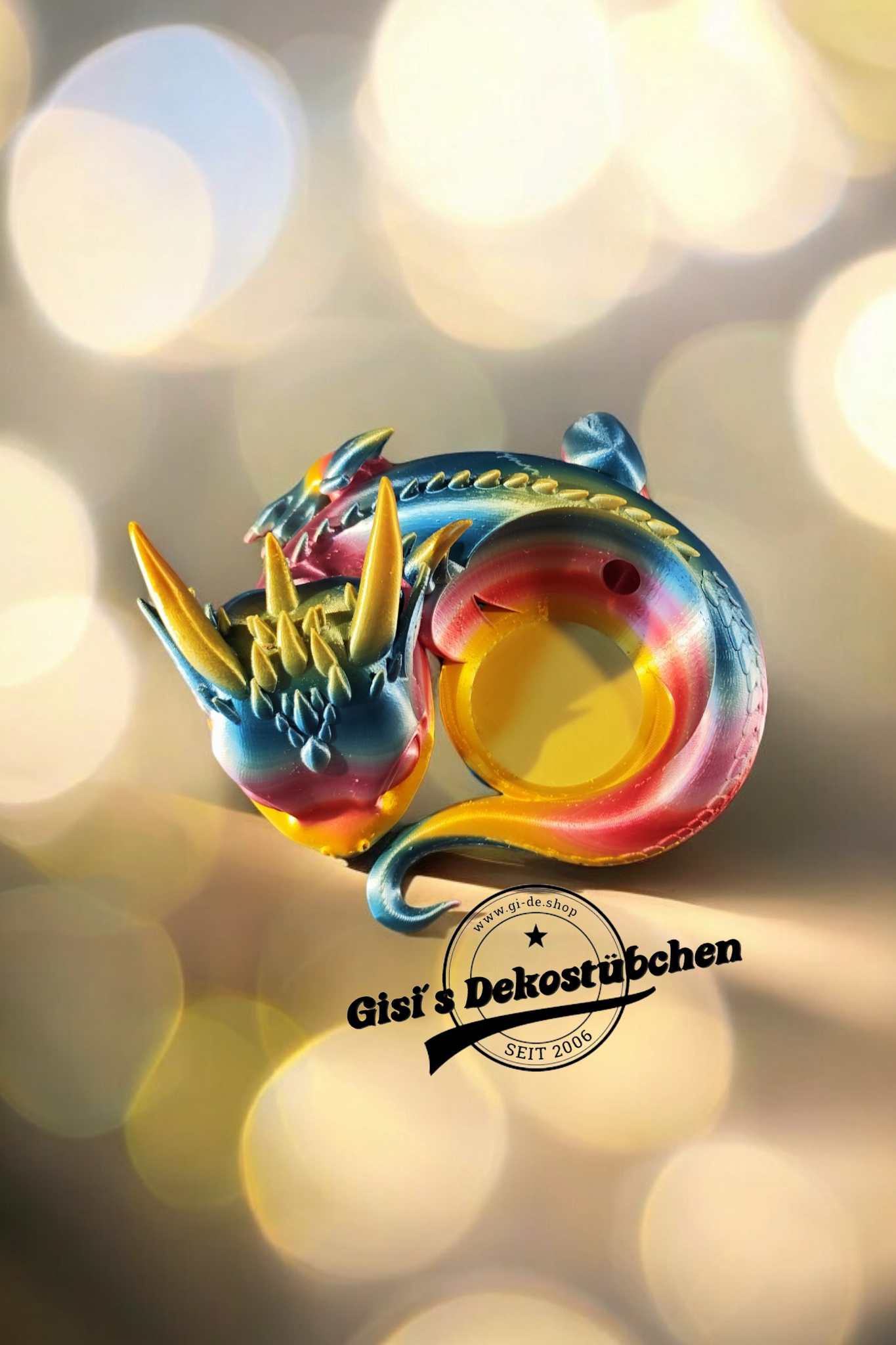 Drachenstand für Alexa Echo Dot 3D-Druck