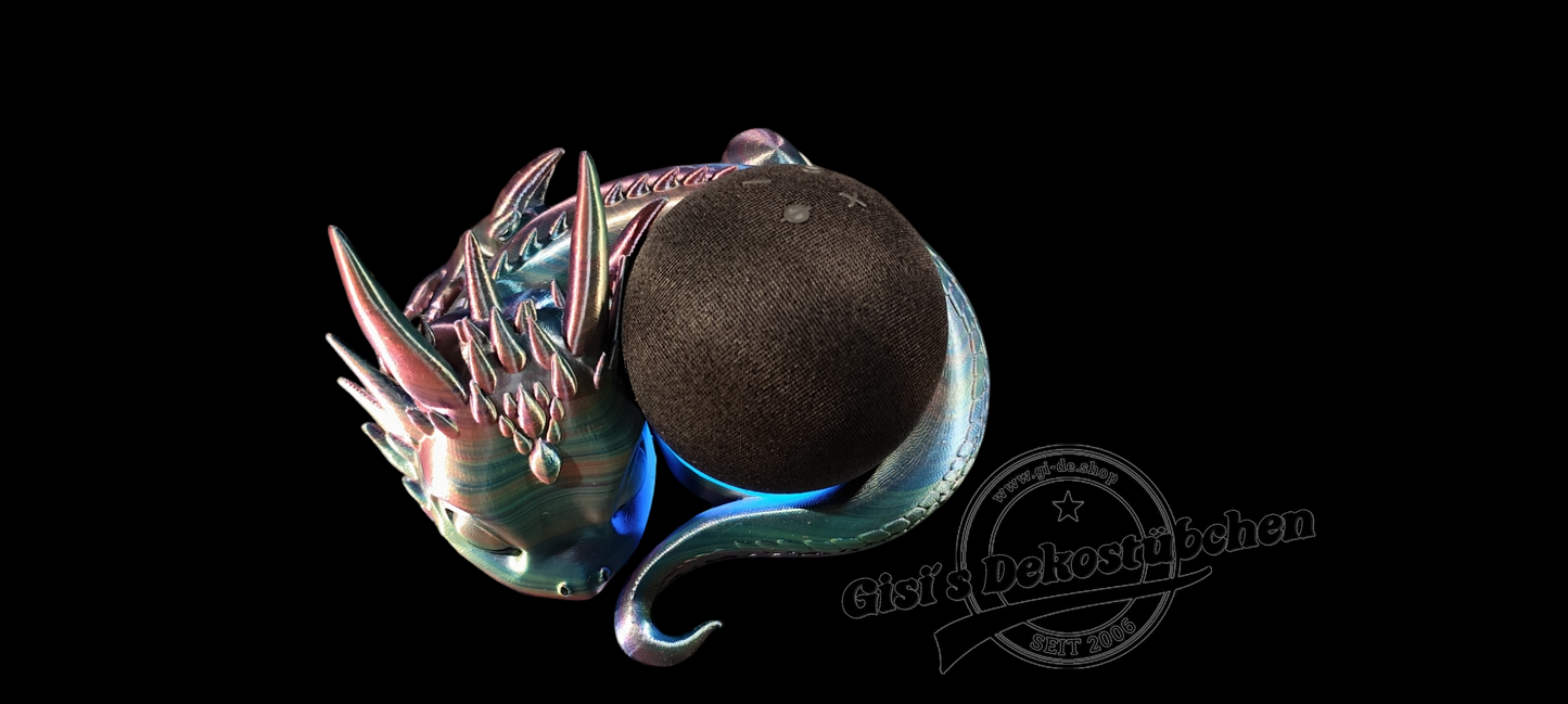 Drachenstand für Alexa Echo Dot 3D-Druck