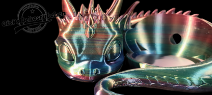 Drachenstand für Alexa Echo Dot 3D-Druck