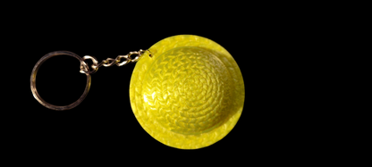 Einteiliger Strohhut-Schlüsselanhänger