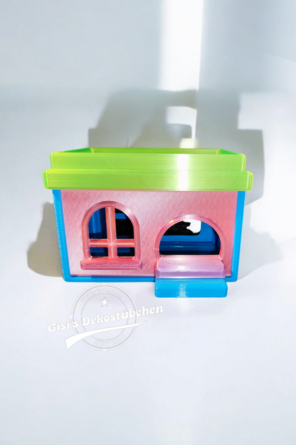 3D gedruckte Meerschweinchen mit Haus Set