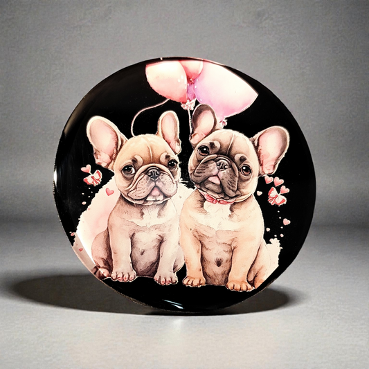 Epoxidharz Untersetzer Unikat - Handgefertigt Einzelstück Resin Coaster 10cm