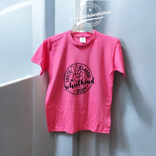 Erstklässler T-Shirt: T-Shirt für Kinder. Schulkind 2027 Shirt. Geschenk zur Einschulung