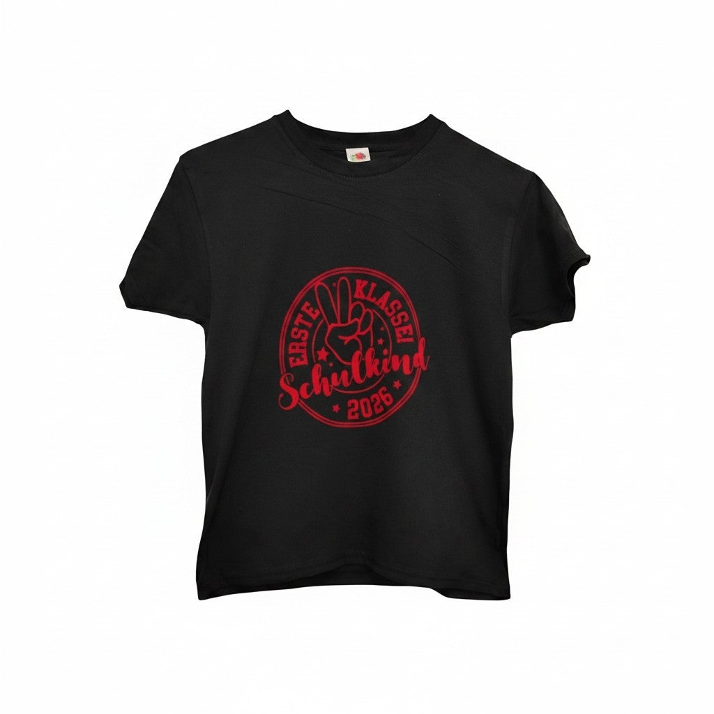 Erstklässler T-Shirt: T-Shirt für Kinder. Schulkind 2026 Shirt. Geschenk zur Einschulung