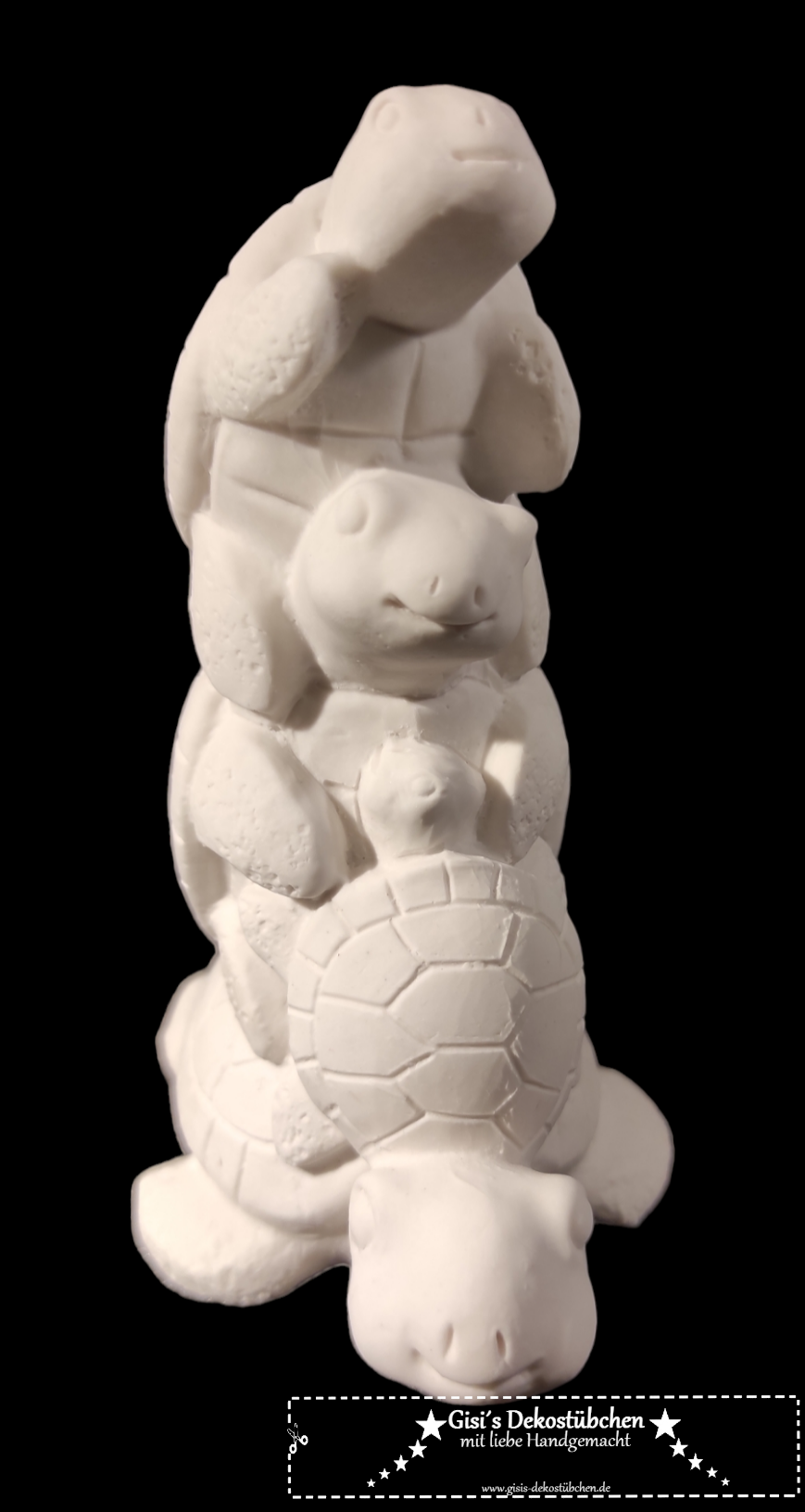 Familie Schildkröte aus Keramik