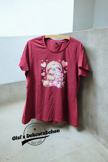 Faultier* Baumwolle T-Shirt