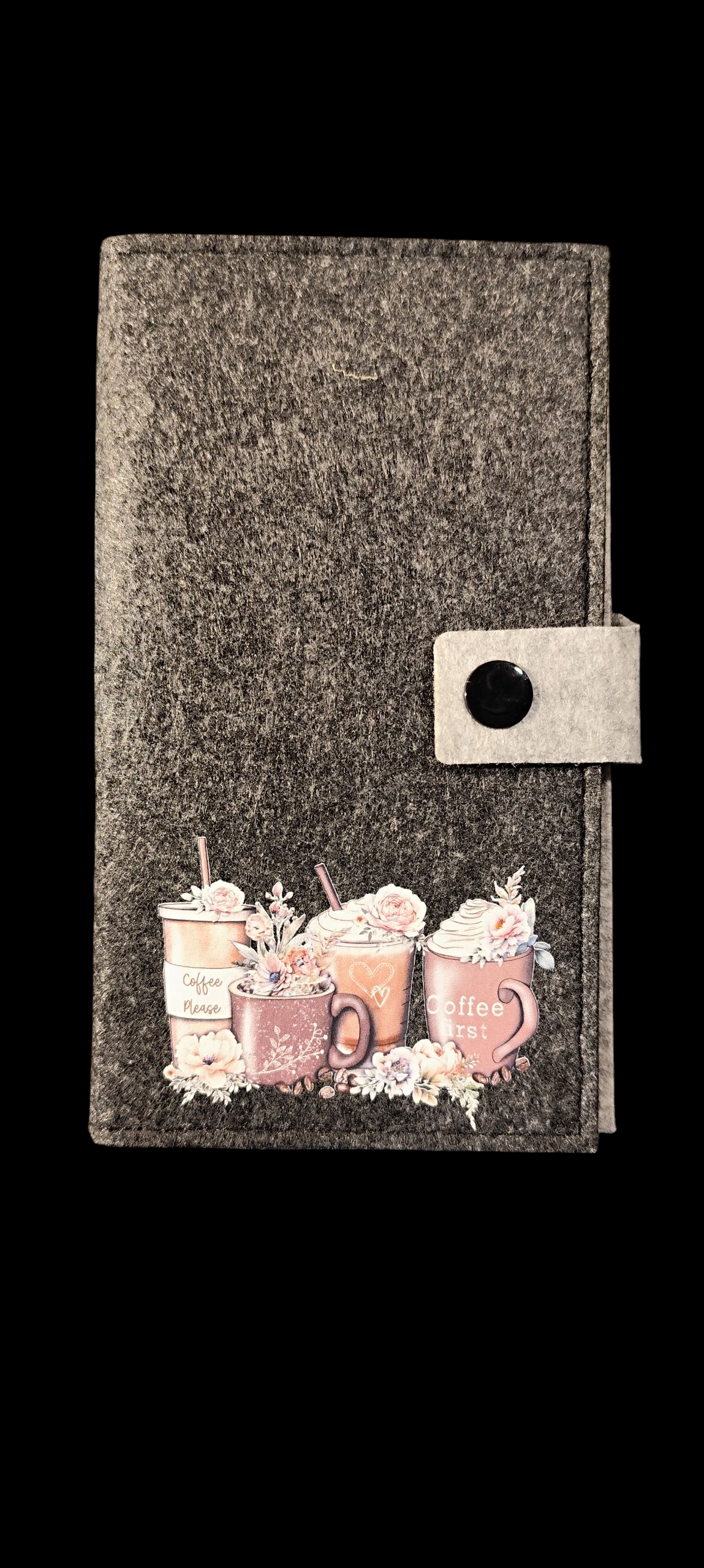 Filz Portemonnaie 16,3 x 9,5 cm – nach deinen Wünschen – 4 Innenfarben – Kartenfächer & Münzfach