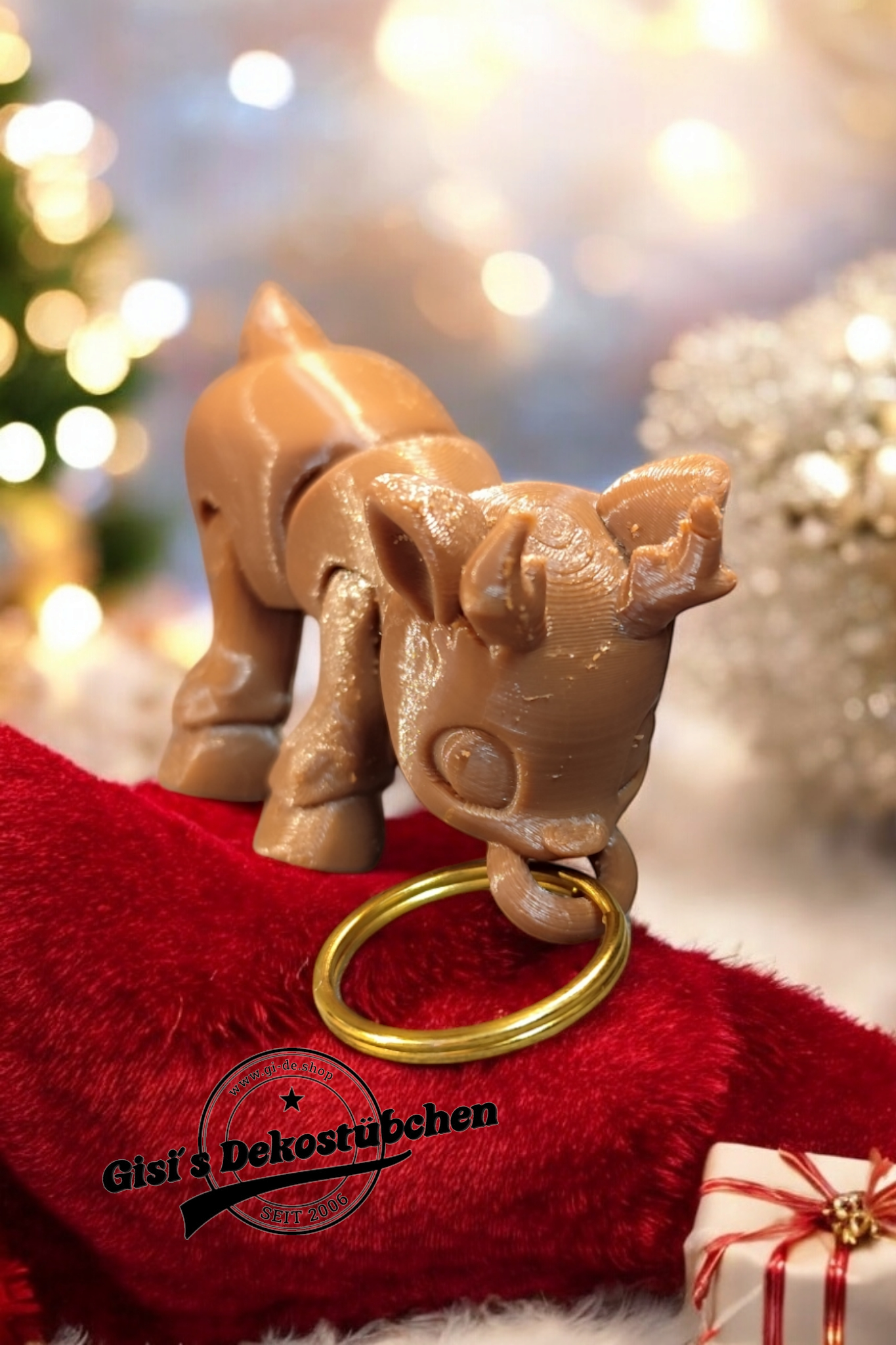 Flexi Rentier Gelenktier Schlüsselanhänger