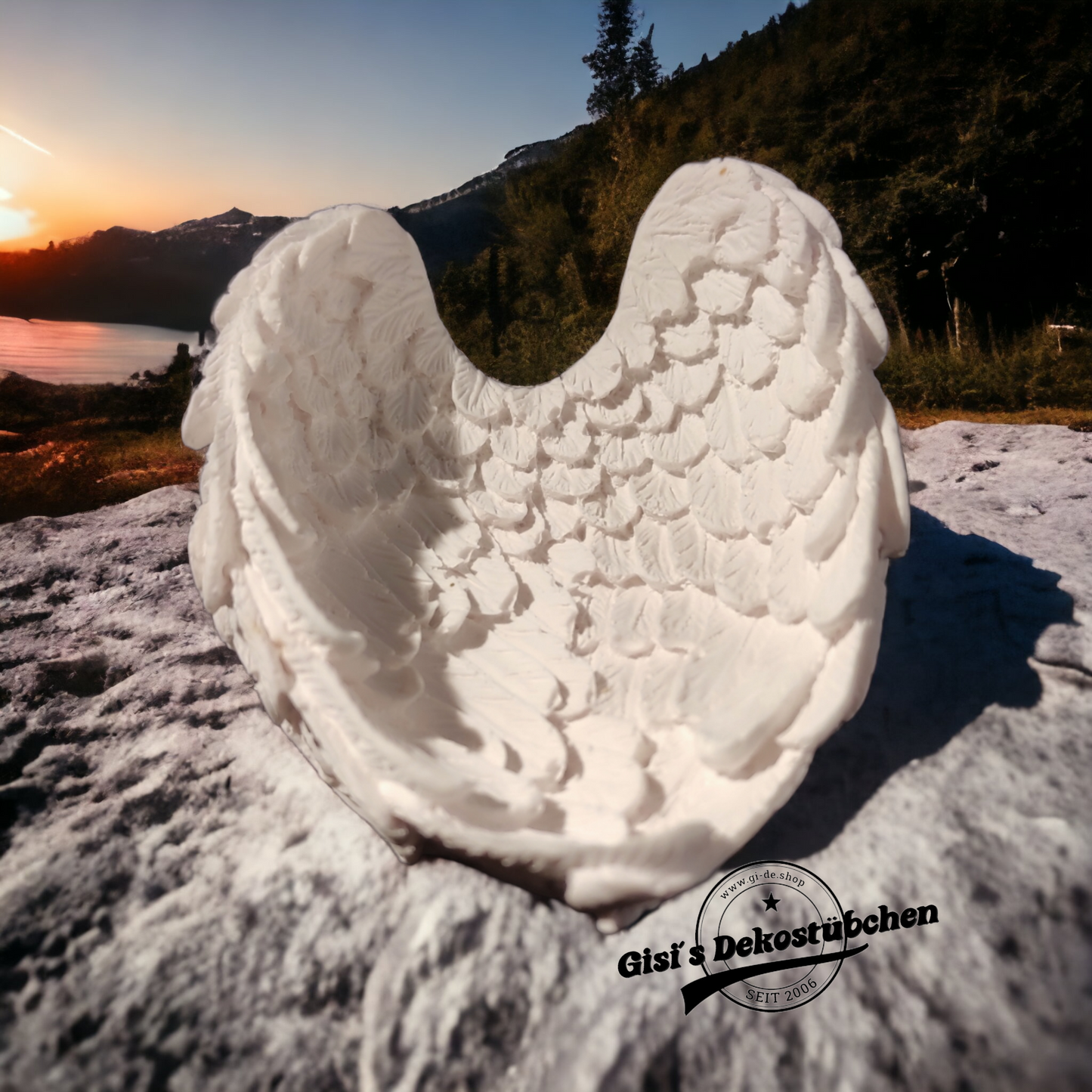 Flügel aus Keramik als Schale, Aufbewahrung