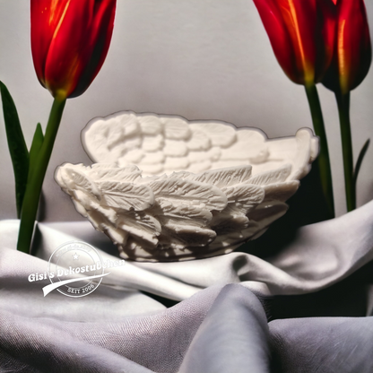 Flügel aus Keramik als Schale, Aufbewahrung