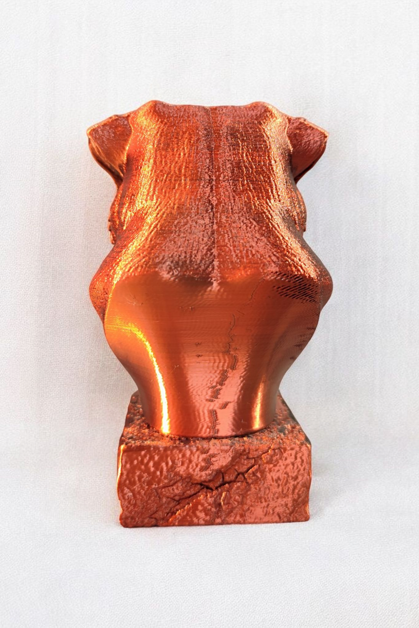 „Für immer an deiner Seite“ – Australian Shepherd Büste aus dem 3D-Drucker