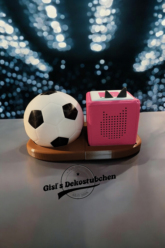 Fußball Nachtlicht für Tonie Box, Ständer für Ladestation und Box, Kinder Zimmer, Geschenk, Deko