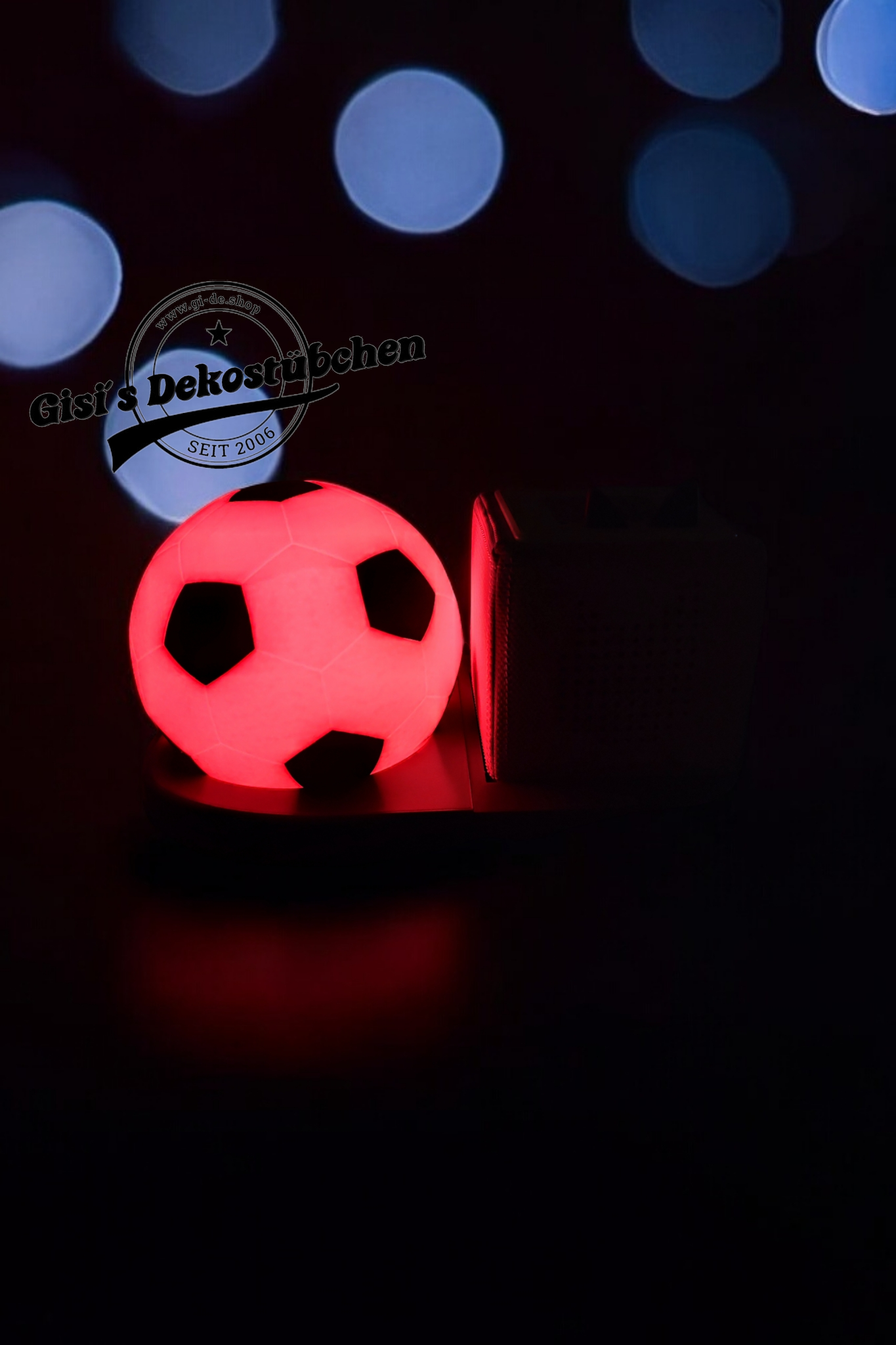Fußball Nachtlicht für Tonie Box, Ständer für Ladestation und Box, Kinder Zimmer, Geschenk, Deko