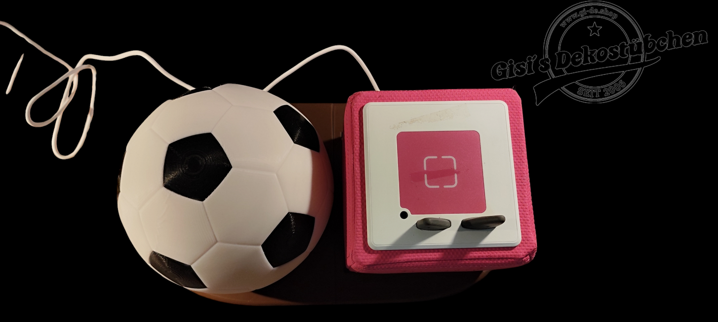 Fußball Nachtlicht für Tonie Box, Ständer für Ladestation und Box, Kinder Zimmer, Geschenk, Deko