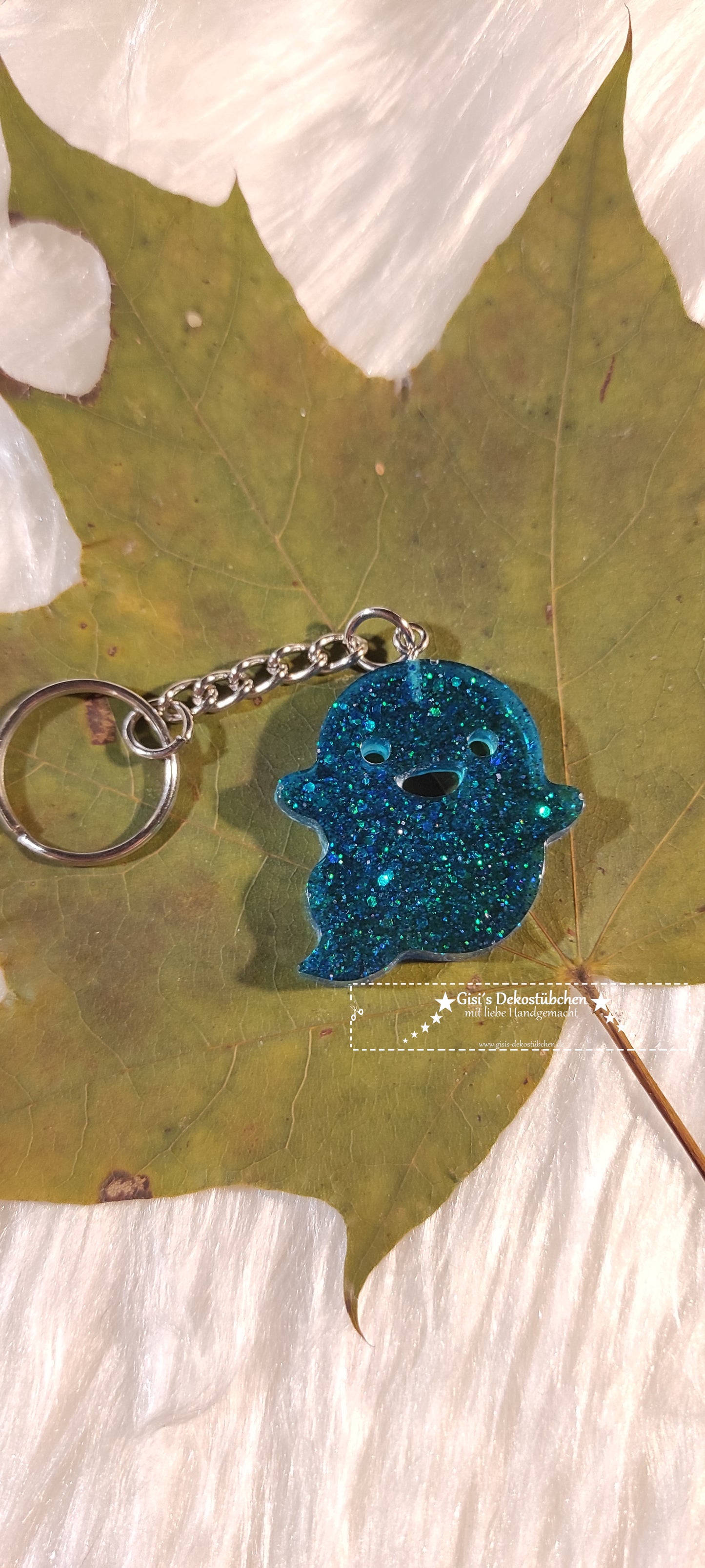 Gespenster Schlüsselanhänger Wunschfarbe