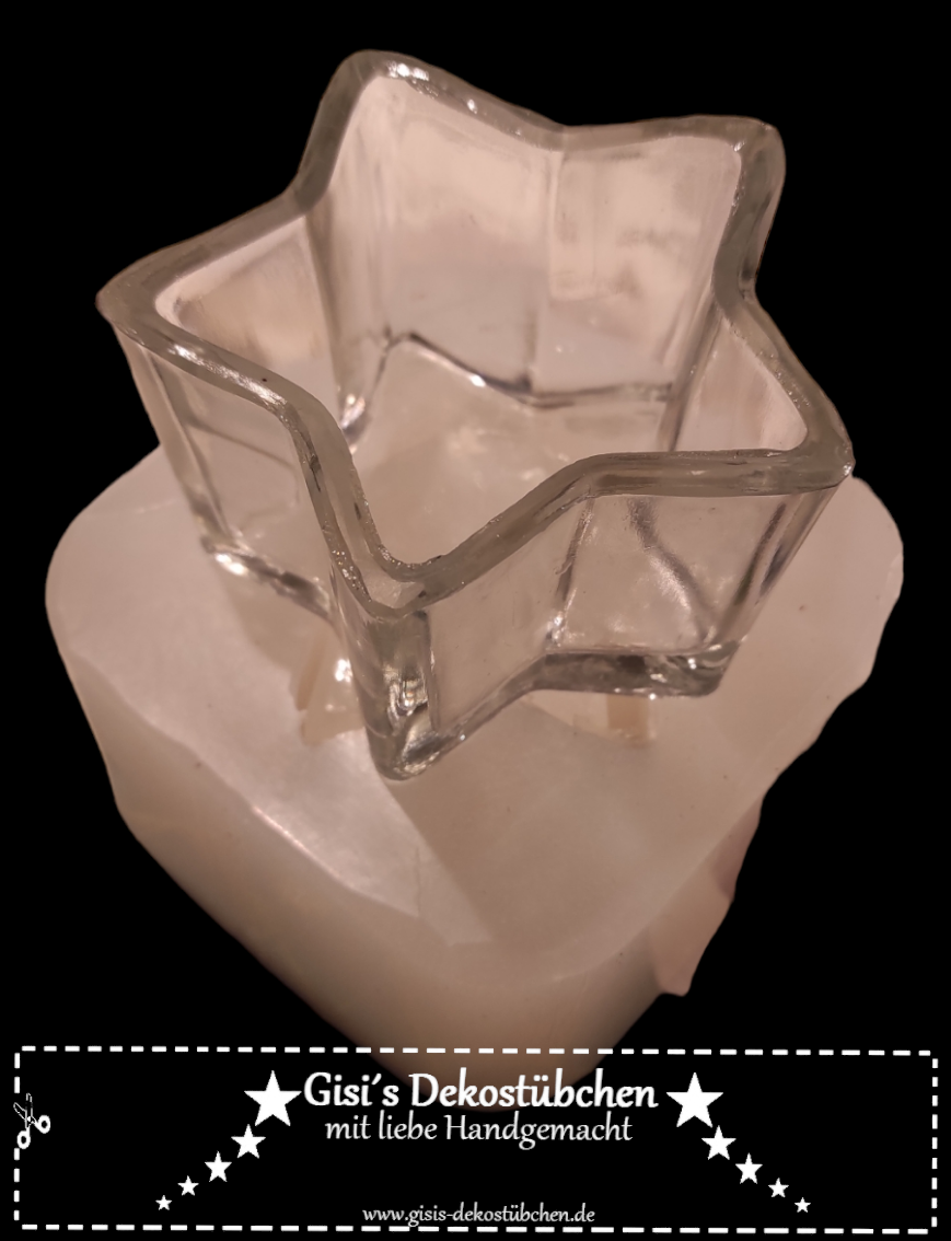 Großer Stern Teelichthalter Silikonform