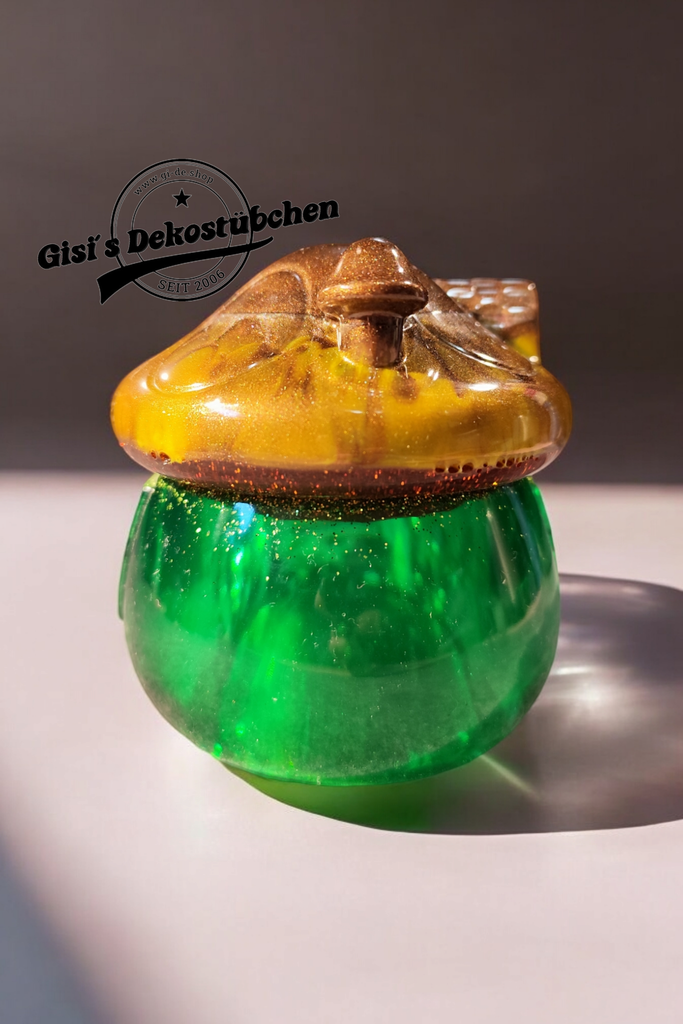 Harzdose Pilz Geschenk Einweihungsgeschenk