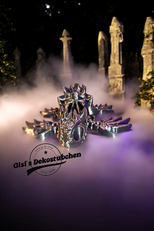 Halloween Skelett Schildkröte Gelenktier