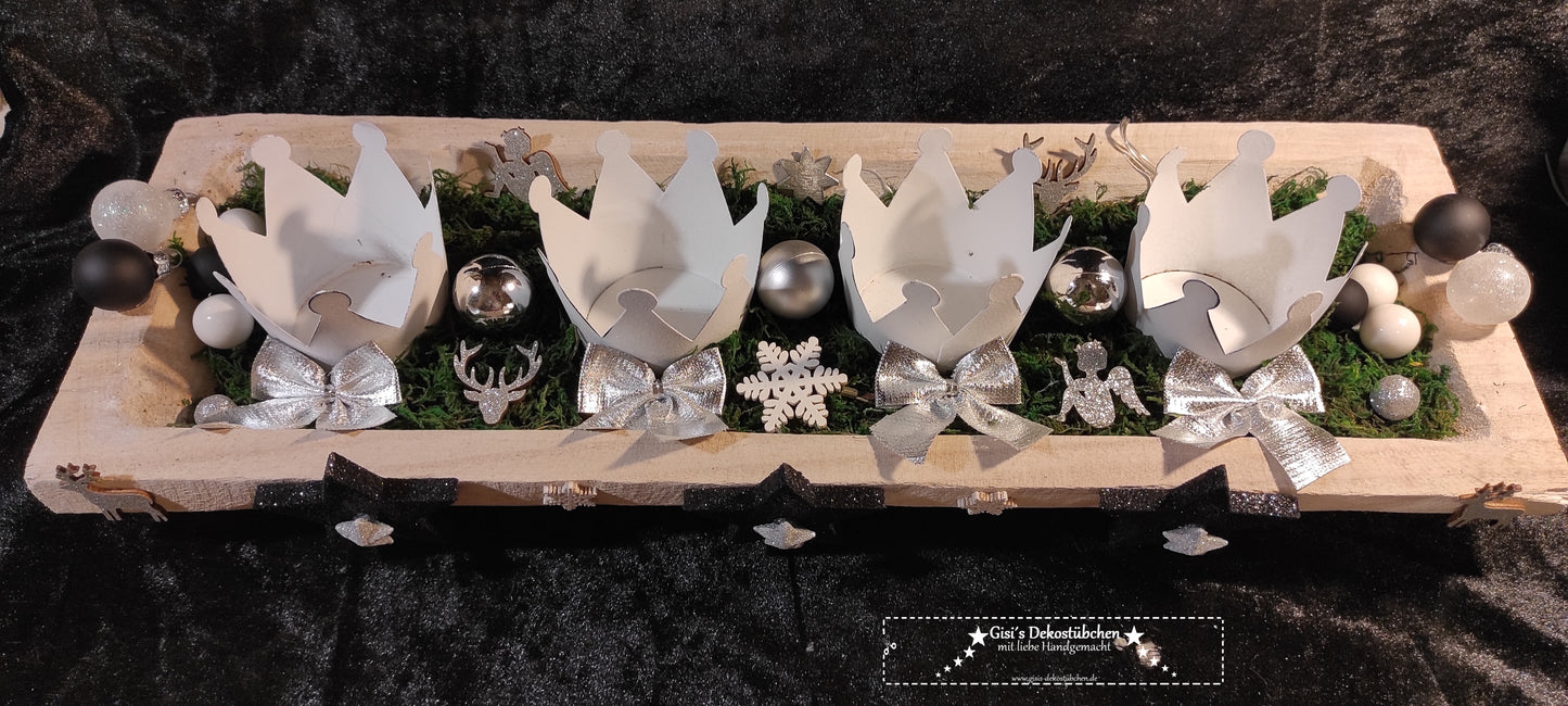 Haltbarer LED Adventskranz, wiederverwendbar