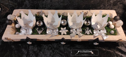 Haltbarer LED Adventskranz, wiederverwendbar