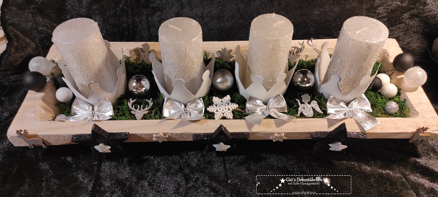 Haltbarer LED Adventskranz, wiederverwendbar