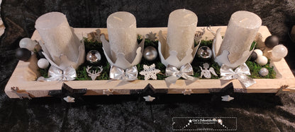 Haltbarer LED Adventskranz, wiederverwendbar