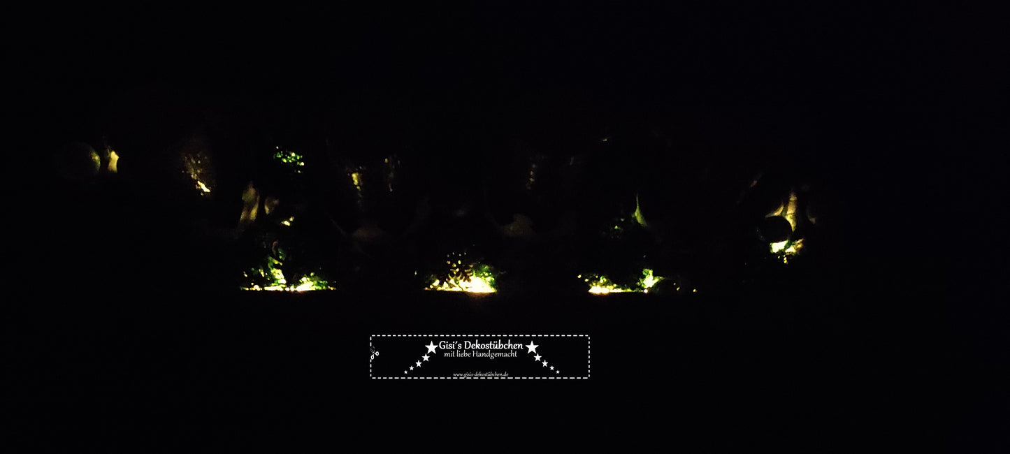 Haltbarer LED Adventskranz, wiederverwendbar