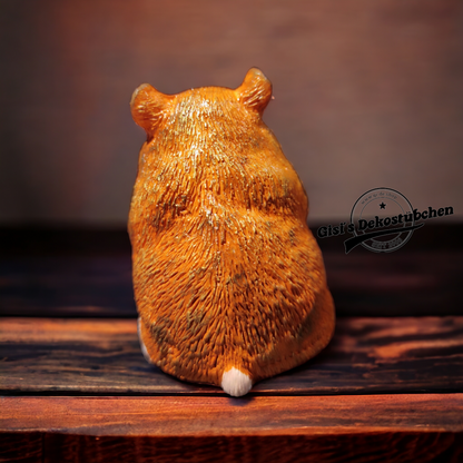 Hamster Skulptur handbemalt Tierliebhaber