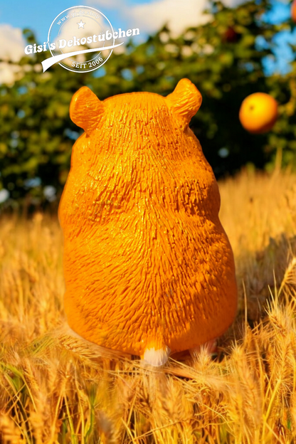 Hamster Skulptur handbemalt Tierliebhaber