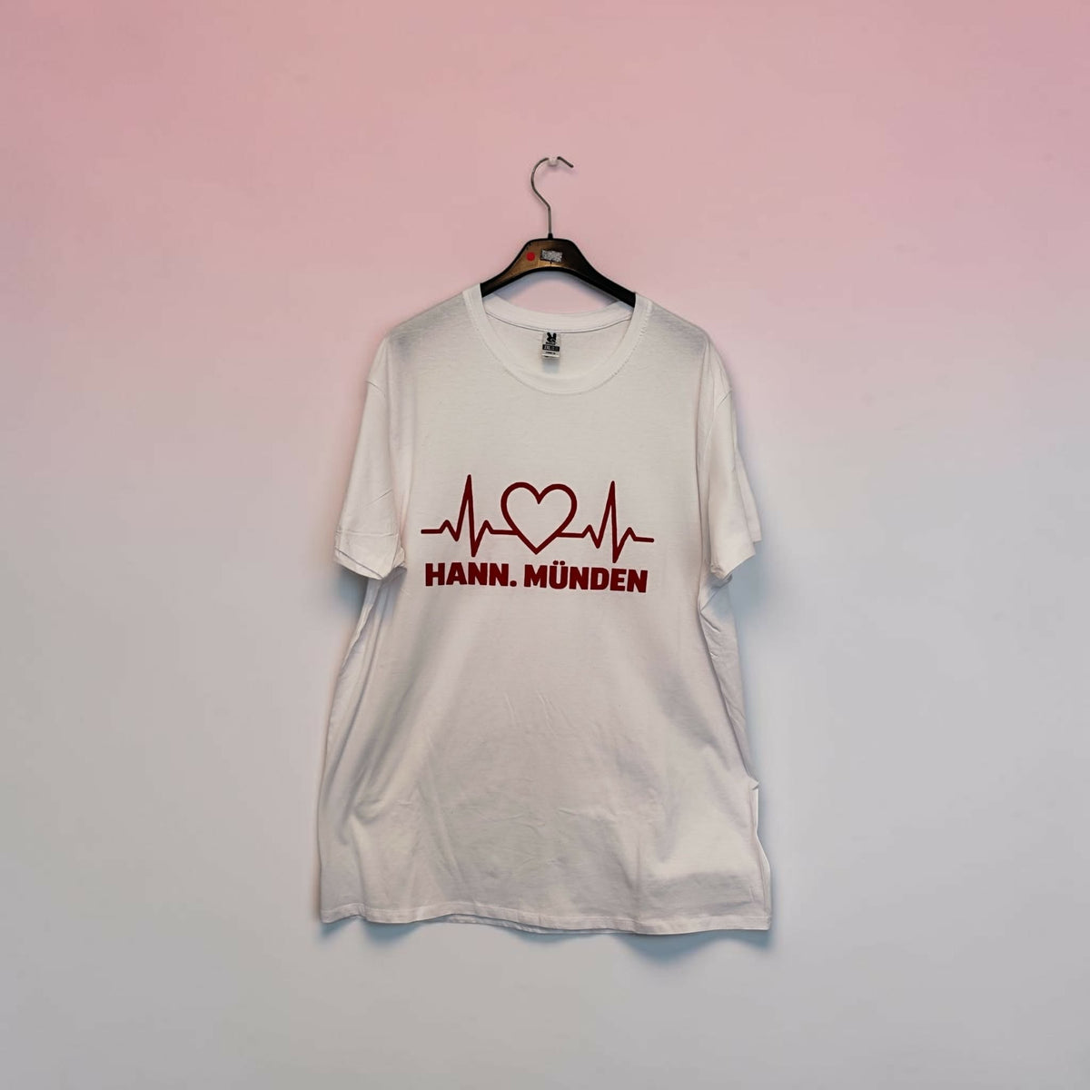 Hann. Münden Herzschlag T-Shirt – Heimatliebe mit Flockdruck