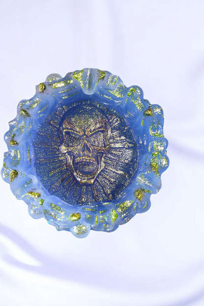 Harz Aschenbecher Form Schädel Epoxid