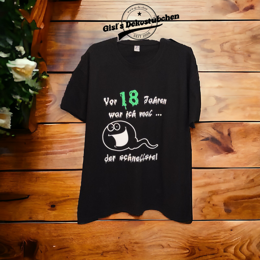 Herren Damen T-Shirt Geburtstag lustiger