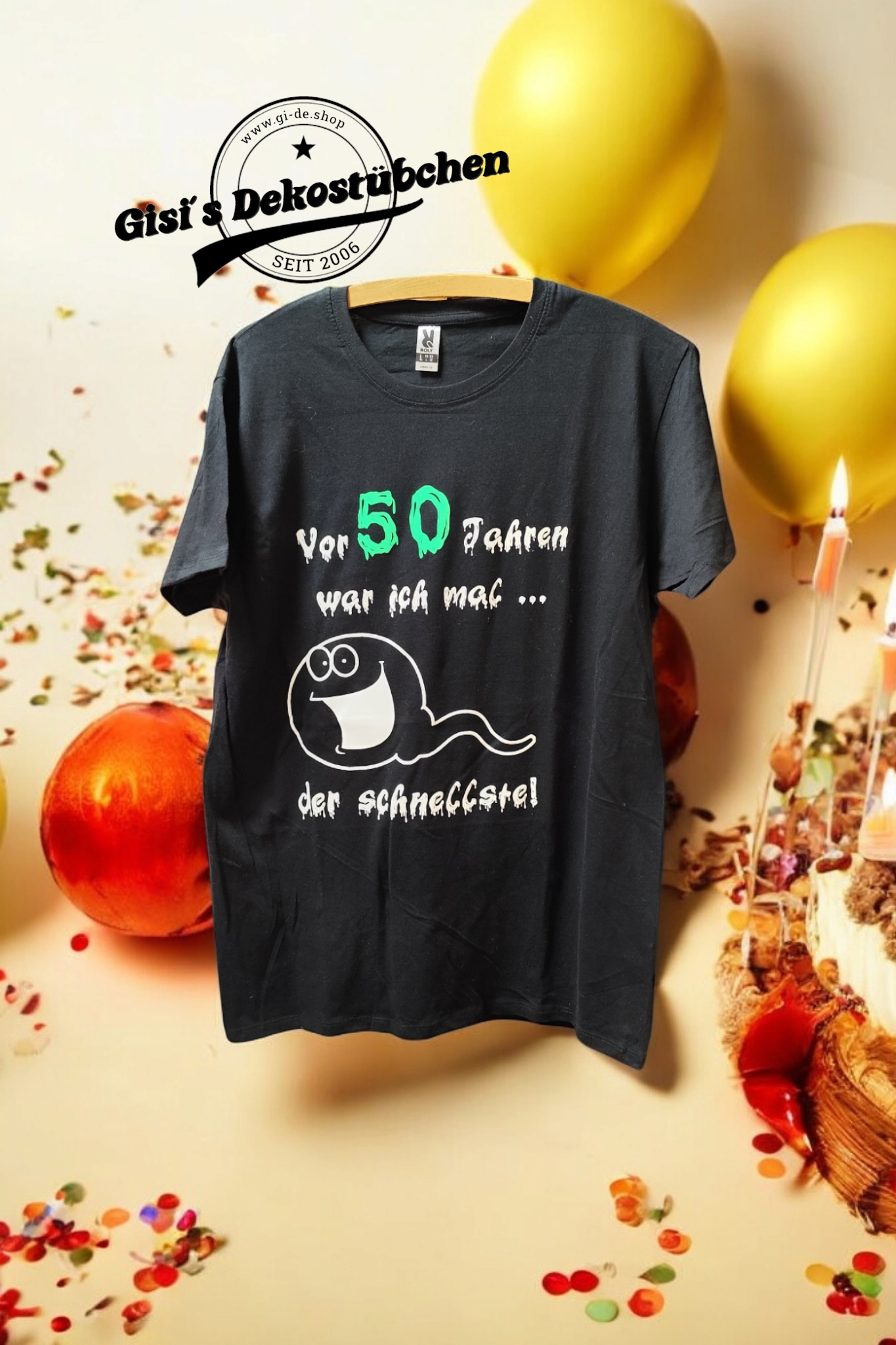 Herren Damen T-Shirt Geburtstag lustiger