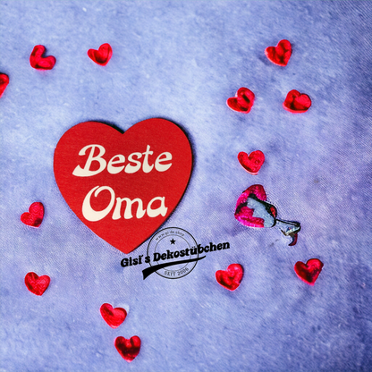 Herz-Filzuntersetzer