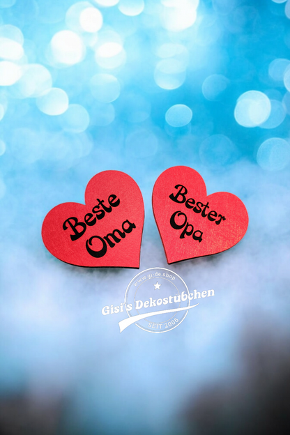 Herz-Filzuntersetzer