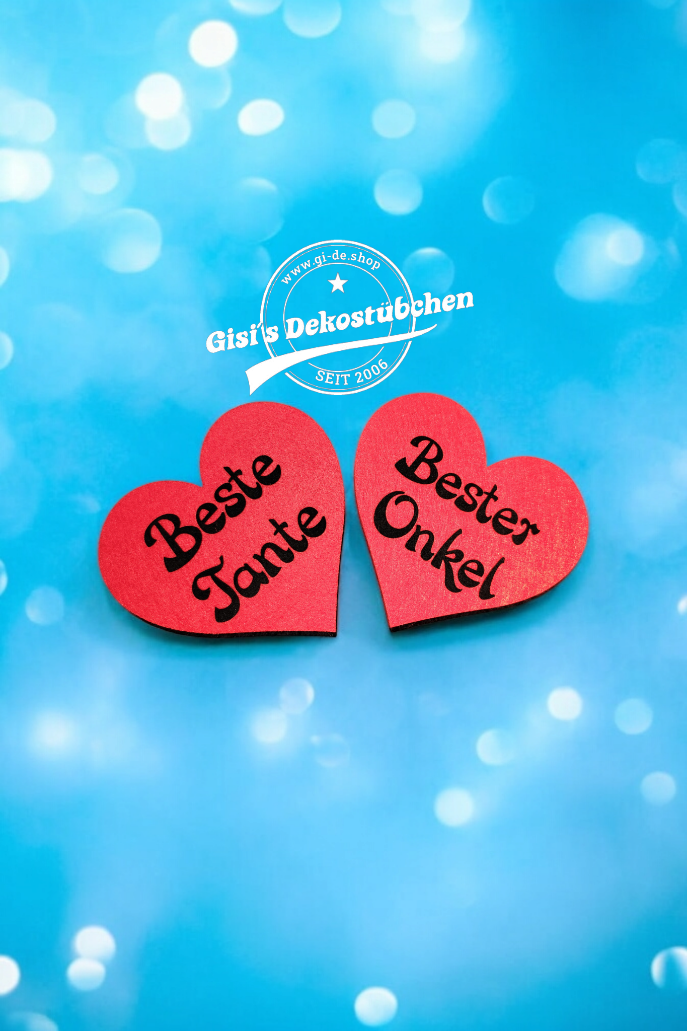 Herz-Filzuntersetzer