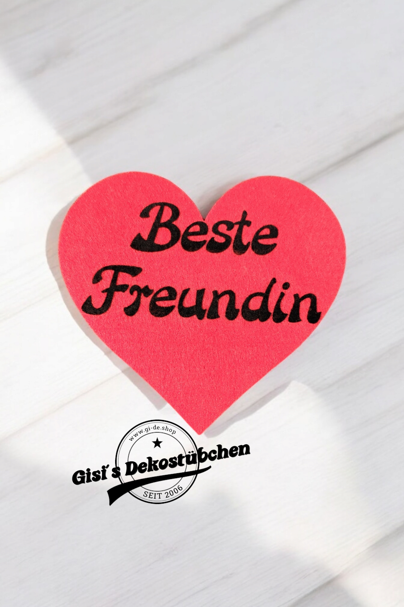 Herz-Filzuntersetzer