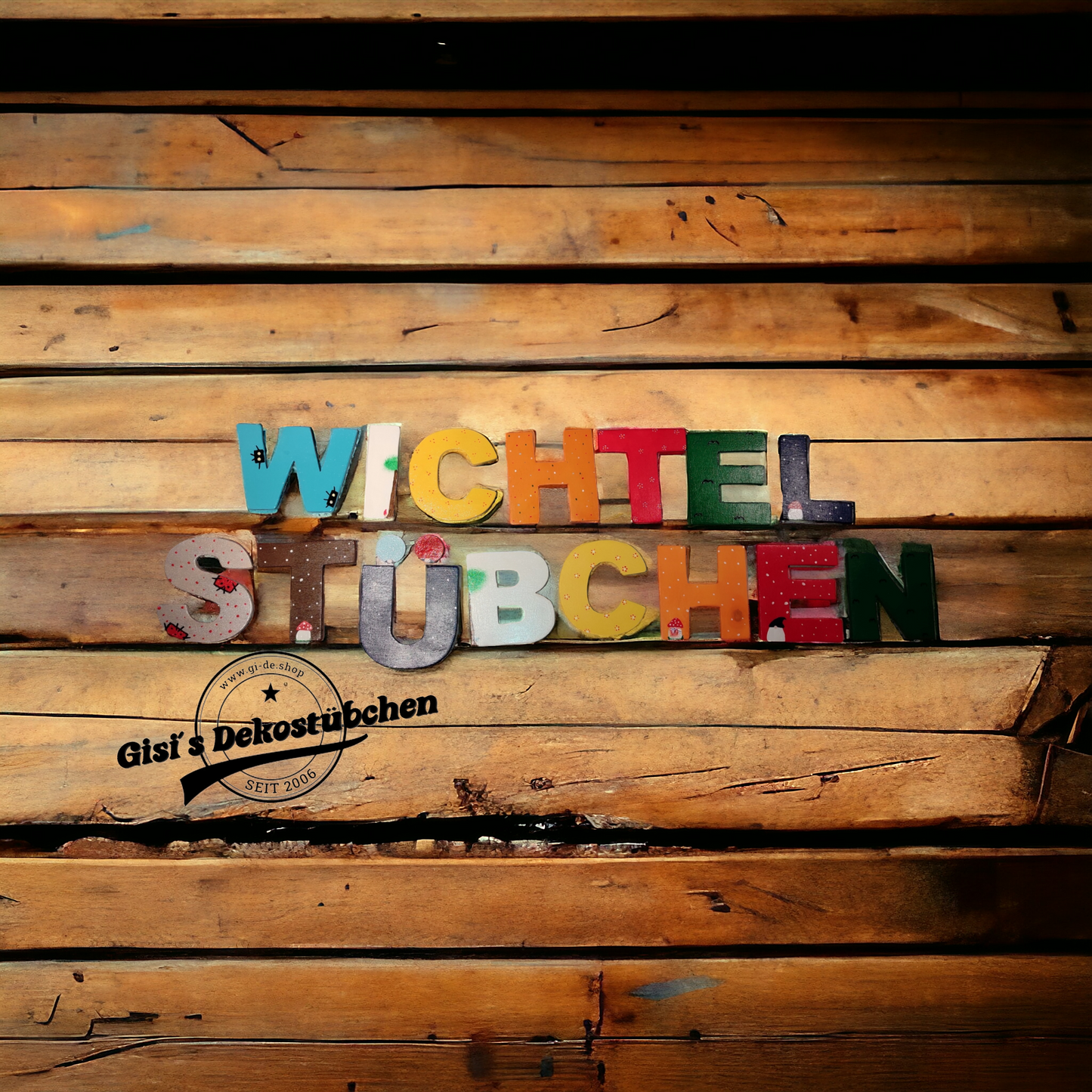 Holzbuchstaben handgefertigte Unikate 8 cm