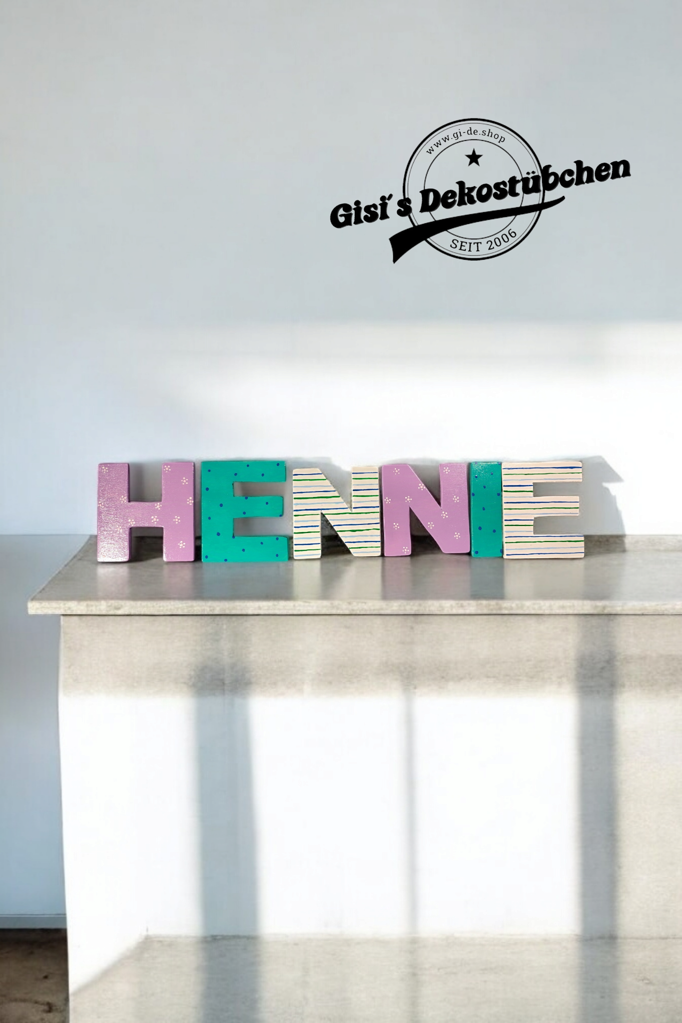 Holzbuchstaben handgefertigte Unikate 8 cm