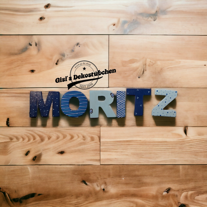 Holzbuchstaben handgefertigte Unikate 8 cm