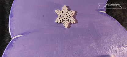 Holzwichtel Winter (4 Jahreszeiten) beleuchtet