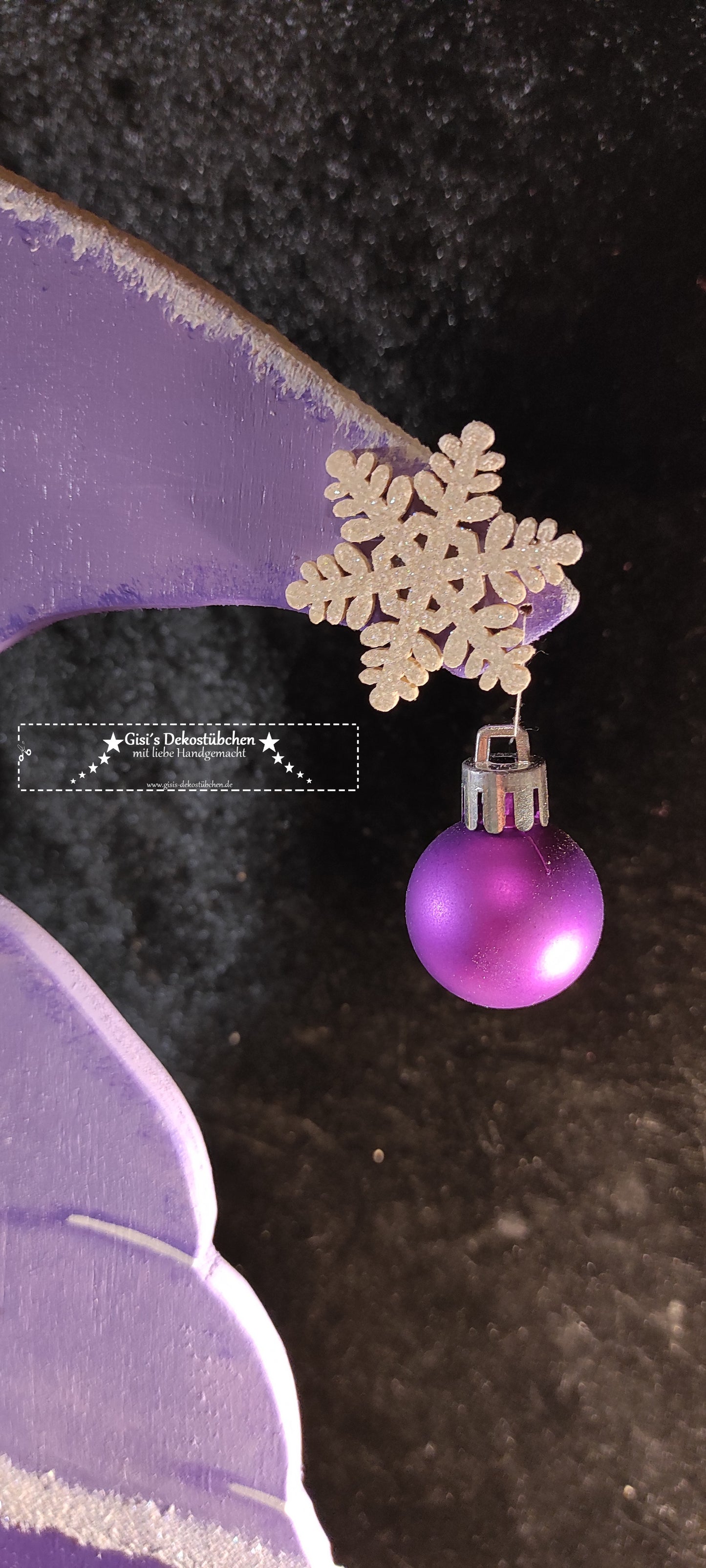 Holzwichtel Winter (4 Jahreszeiten) beleuchtet