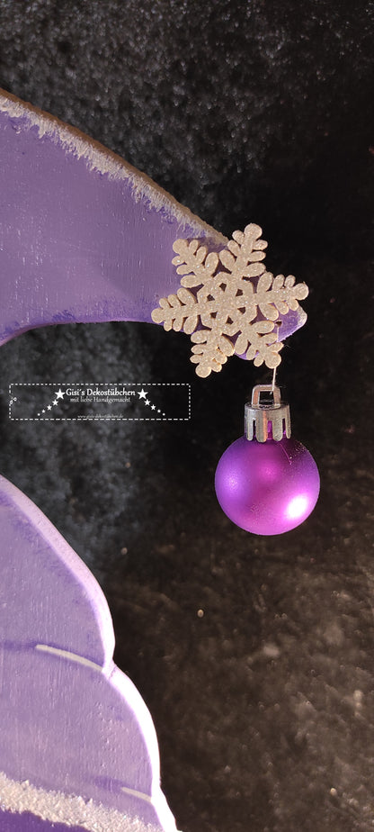 Holzwichtel Winter (4 Jahreszeiten) beleuchtet