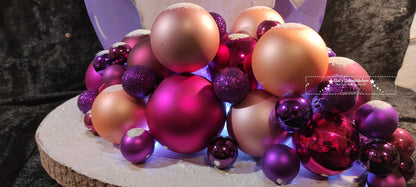 Holzwichtel Winter (4 Jahreszeiten) beleuchtet